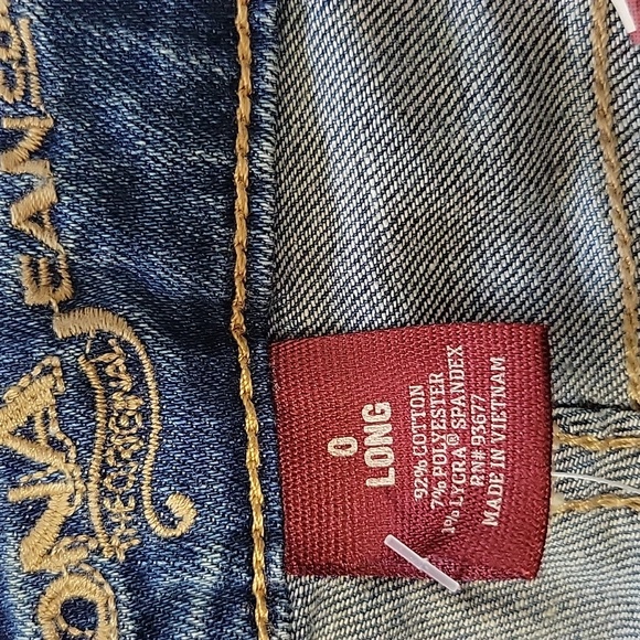 NWT Arizona Junior’s Encore Blue Super Skinny Jeans Size 0 - Picture 8 of 10